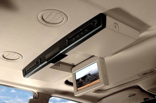 2013 Ford Expedition King Ranch 4dr SUV Rear Overhead Entertainment Display Detail