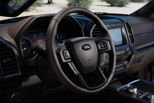Ford Expedition King Ranch 4dr SUV Steering Wheel Detail
