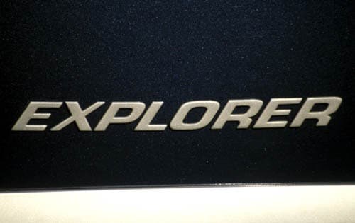 2000 Ford Explorer Eddie Bauer Rear Badging