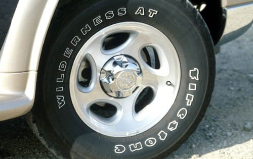 2000 Ford Explorer Eddie Bauer 4WD Wheel Detail