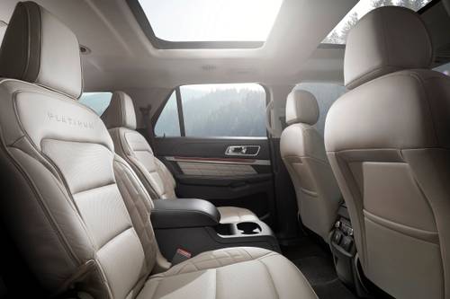 Ford Explorer Platinum 4dr SUV Rear Interior