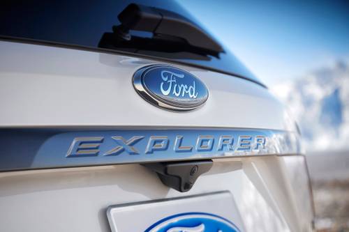 Ford Explorer XLT 4dr SUV Rear Badge. Sport Appearance Package Shown.
