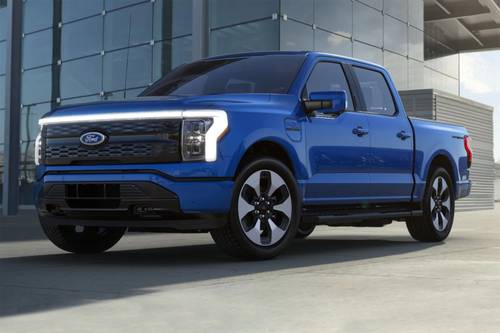 Ford F-150 Lightning Platinum Crew Cab Pickup Exterior