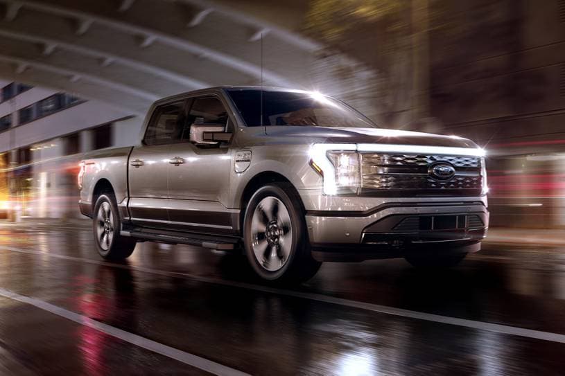 Ford F-150 Lightning Platinum Crew Cab Pickup Exterior
