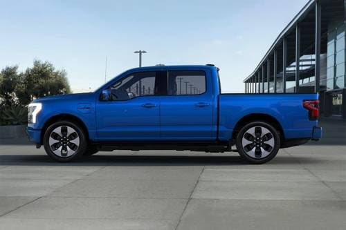 Ford F-150 Lightning Platinum Crew Cab Pickup Profile