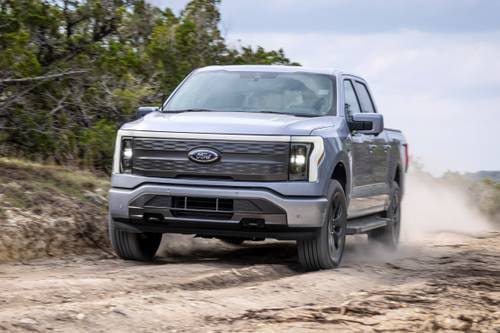 2023 Ford F-150 Lightning Lariat Crew Cab Pickup Exterior