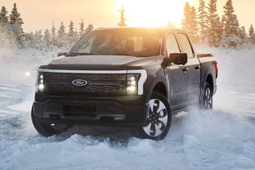 2023 Ford F-150 Lightning Platinum Crew Cab Pickup Exterior