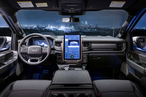 2024 Ford F-150 Lightning Lariat Crew Cab Pickup Dashboard