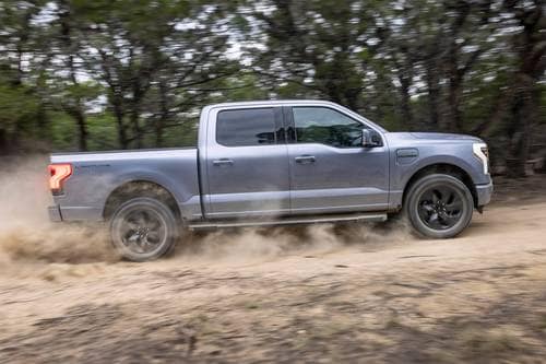 2025 Ford F-150 Lightning Lariat Crew Cab Pickup Profile