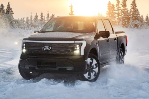 2025 Ford F-150 Lightning Platinum Crew Cab Pickup Exterior