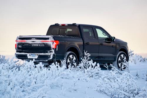 2025 Ford F-150 Lightning Platinum Crew Cab Pickup Exterior