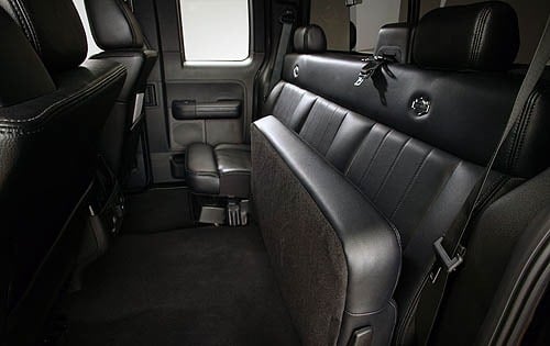 2006 Ford F-150 Harley-Davidson Rear Seat Folded