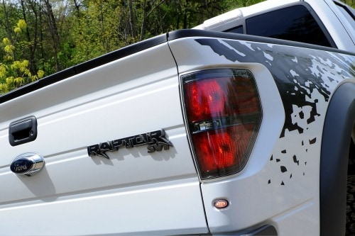 2012 Ford F-150 SVT Raptor Crew Cab Pickup Rear Badge