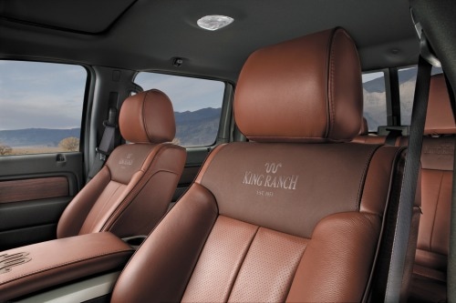 2013 Ford F-150 King Ranch Crew Cab Pickup Interior Detail