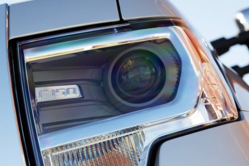 2013 Ford F-150 Lariat Crew Cab Pickup Headlamp Detail