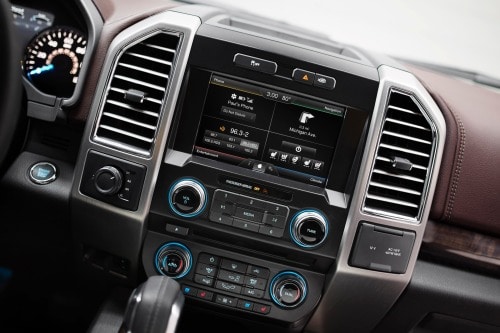 2015 Ford F-150 Platinum Crew Cab Pickup Center Console