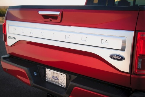 2015 Ford F-150 Platinum Crew Cab Pickup Rear Badge