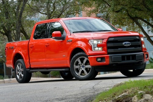 2016 Ford F-150 Lariat Crew Cab Pickup Exterior. Options Shown.