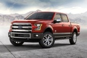 2017 Ford F-150 King Ranch Crew Cab Pickup Exterior. Chrome Package Shown.