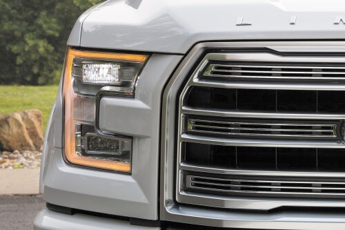 2017 Ford F-150 Limited Crew Cab Pickup Headlamp Detail
