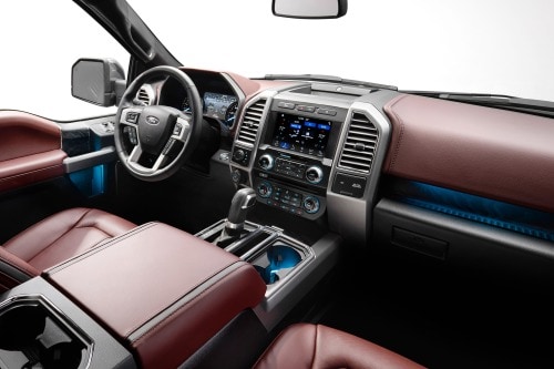 2018 Ford F-150 Platinum Crew Cab Pickup Dashboard Shown