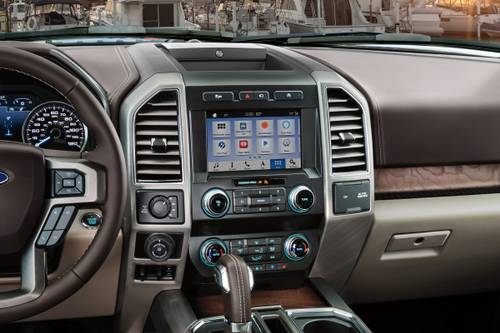 Ford F-150 Limited Crew Cab Pickup Center Console