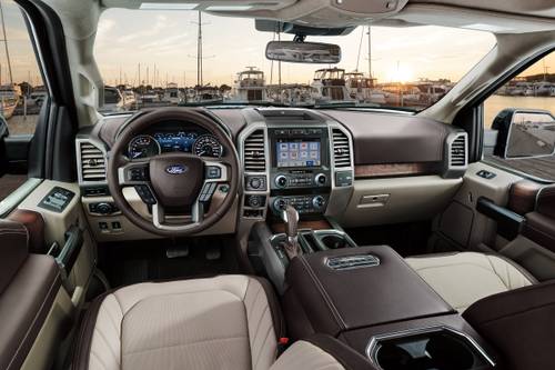 Ford F-150 Limited Crew Cab Pickup Dashboard