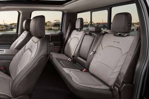 Ford F-150 Limited Crew Cab Pickup Rear Interior