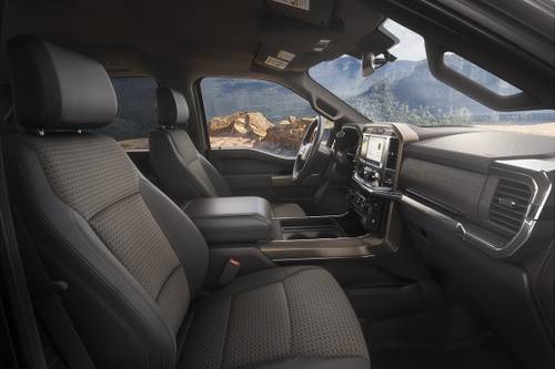 2023 Ford F-150 XL Crew Cab Pickup Interior. Rattler Package Shown.