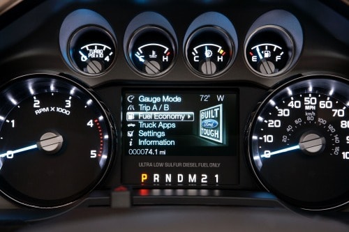 2013 Ford F-250 Super Duty Lariat Crew Cab Pickup Gauge Cluster