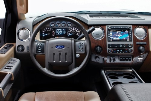 2013 Ford F-250 Super Duty Lariat Extended Cab Pickup Interior