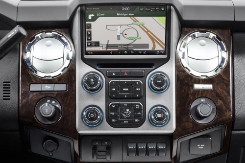 2014 Ford F-250 Super Duty Crew Cab Platinum Center Console