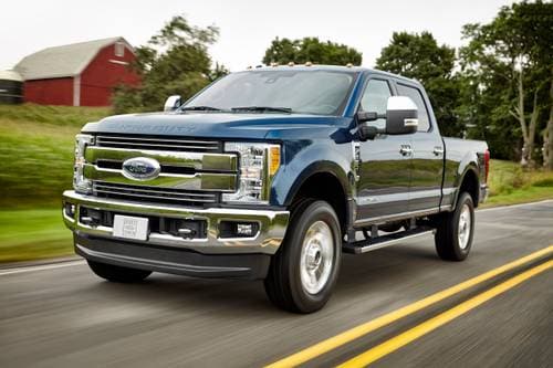Ford F-250 Super Duty Lariat Crew Cab Pickup Exterior. Options Shown.