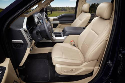 Ford F-250 Super Duty Lariat Crew Cab Pickup Interior Shown