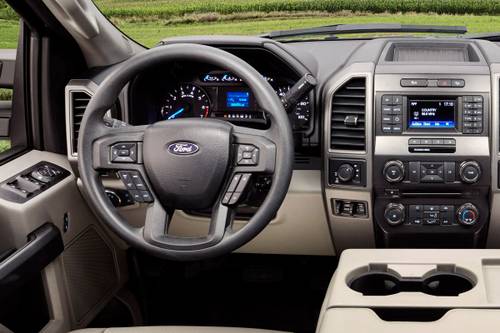 Ford F-250 Super Duty XL Extended Cab Pickup Steering Wheel Detail