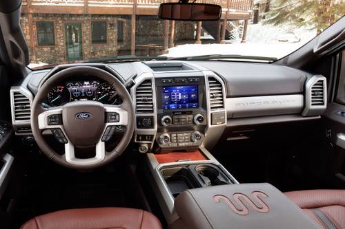 Ford F-250 Super Duty King Ranch Crew Cab Pickup Dashboard Shown