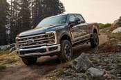 Ford F-250 Super Duty Lariat Crew Cab Pickup Exterior. Tremor Off-Road Package Shown.