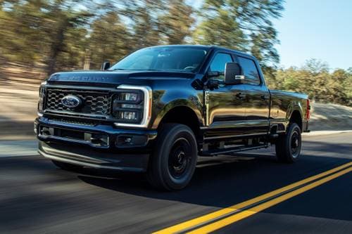 Ford F-250 Super Duty XLT Crew Cab Pickup Exterior. STX Appearance Package Shown.