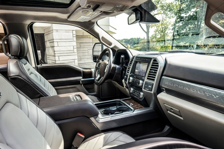 Best Pickup Trucks Top Rated For 2018 Edmunds 2018 Ford F 250 Super Duty Front Interior