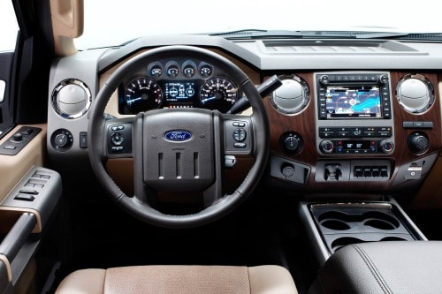 2012 Ford F-450 Super Duty Crew Cab Pickup Interior Shown
