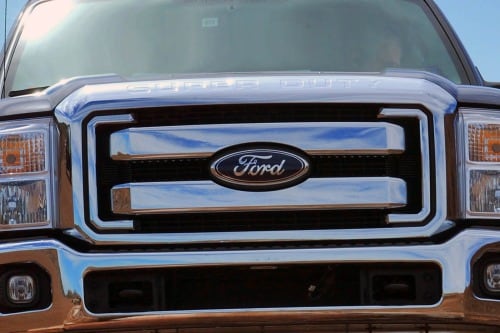 2012 Ford F-250 Super Duty Extended Cab Pickup Front Badge Shown