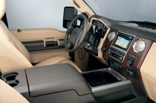 2012 Ford F-250 Super Duty Extended Cab Pickup Interior Shown
