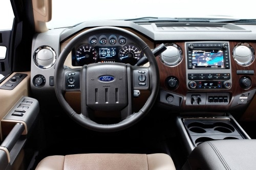 2012 Ford F-250 Super Duty Extended Cab Pickup Interior Shown