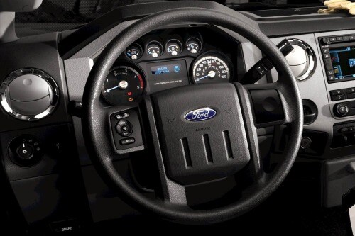 2012 Ford F-250 Super Duty Regular Cab Pickup Steering Wheel Detail Shown