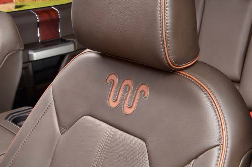 Ford F-350 Super Duty King Ranch Crew Cab Pickup Interior Detail