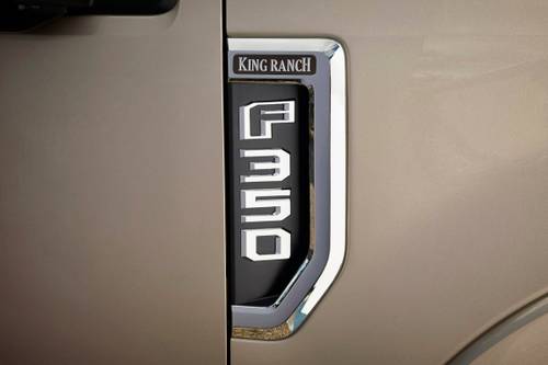 Ford F-350 Super Duty King Ranch Crew Cab Pickup Fender Badge