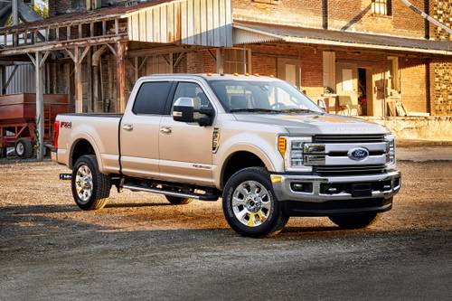 Ford F-350 Super Duty King Ranch Crew Cab Pickup Exterior. Options Shown.