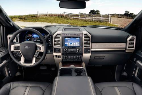Ford F-450 Super Duty Platinum Crew Cab Pickup Dashboard Shown