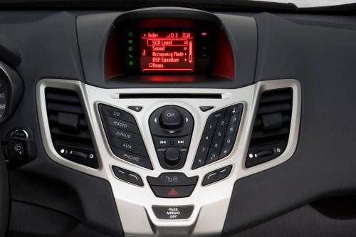 2013 Ford Fiesta Titanium Sedan Center Console