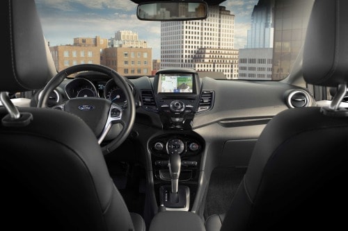 Ford Fiesta Titanium 4dr Hatchback Dashboard. Options Shown.